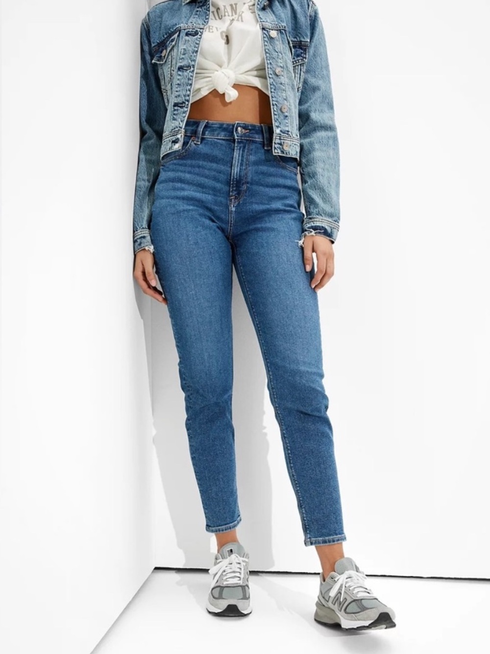 American Eagle Mom Jean Stretch (Short)